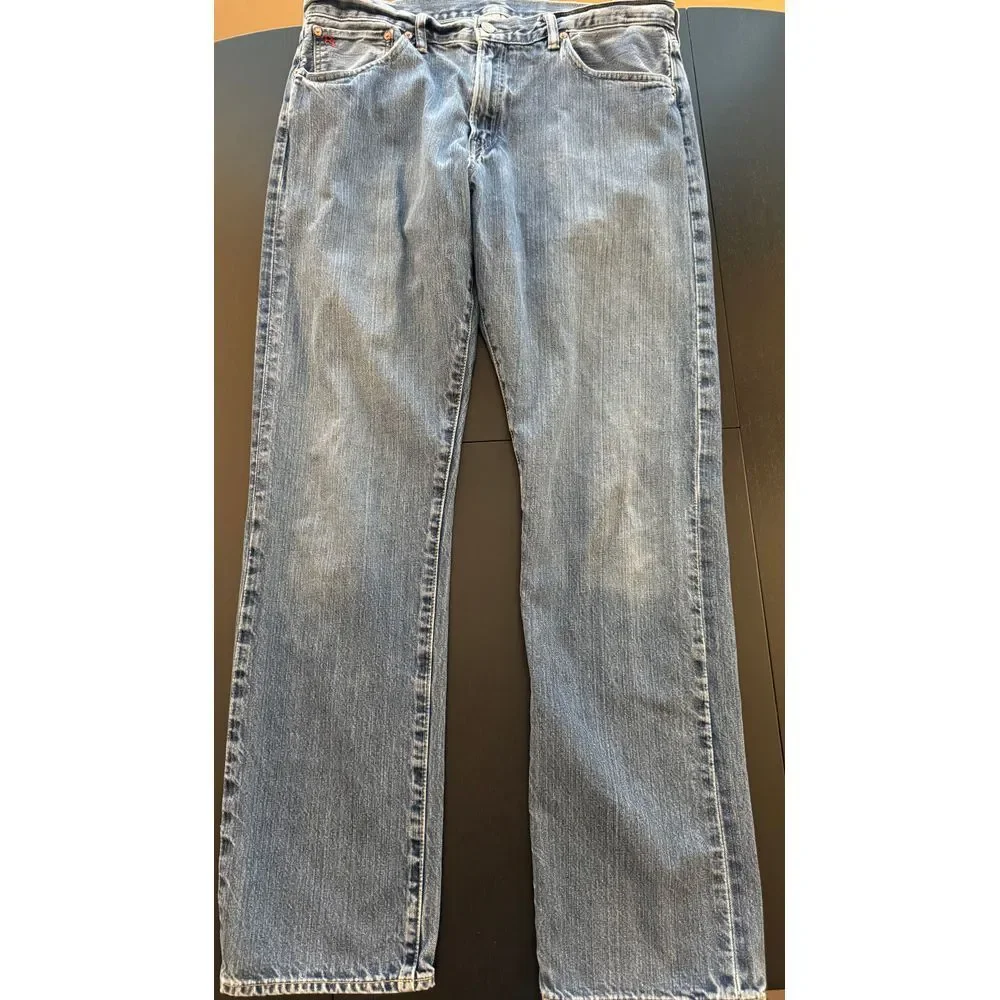 Polo Ralph Lauren Jeans Mens 36x33*‎ Classic Relaxed Fit 867 Straight Leg Denim